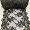 3 Yard Black Sequin Lace Fabric 100% Polyester Embroidered Mesh for Special Occasion Wear